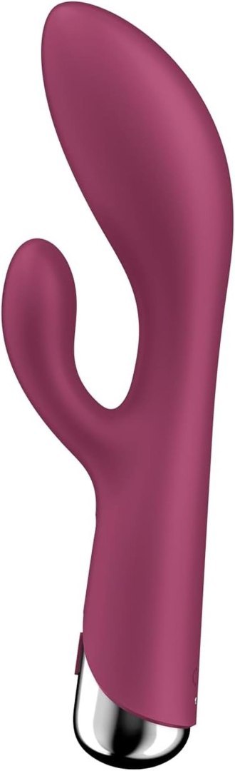 Satisfyer Spinning Rabbit 1 Czerwony – Wibrator Króliczek z Rotacją