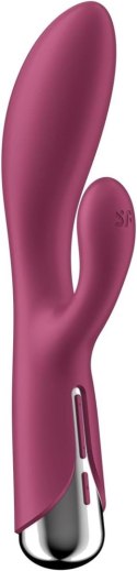 Satisfyer Spinning Rabbit 1 Czerwony – Wibrator Króliczek z Rotacją