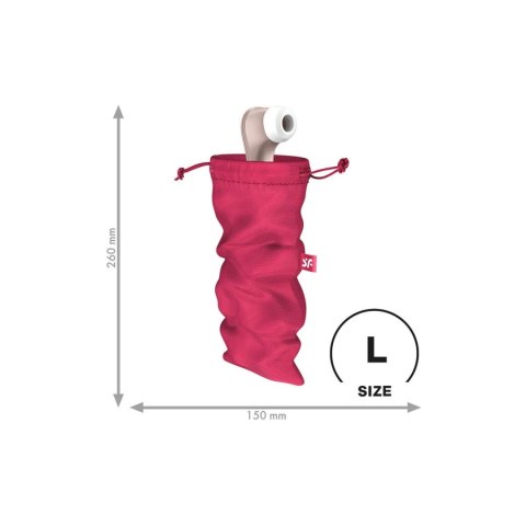 Elegancka Sakiewka na Akcesoria Satisfyer Treasure Bag L, Różowa