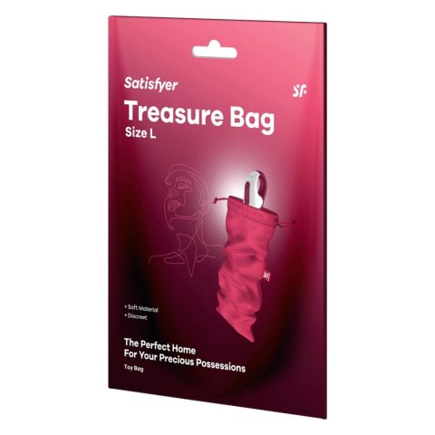 Elegancka Sakiewka na Akcesoria Satisfyer Treasure Bag L, Różowa