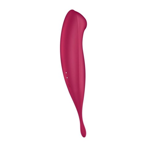 Wibrator Twirling Pro Connect z Aplikacją – Głęboka Czerwień