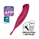 Wibrator Twirling Pro Connect z Aplikacją – Głęboka Czerwień