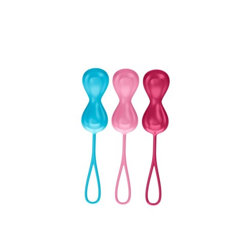Zestaw Kulek Gejszy Satisfyer Balls C02 – Potrójna Moc Treningu