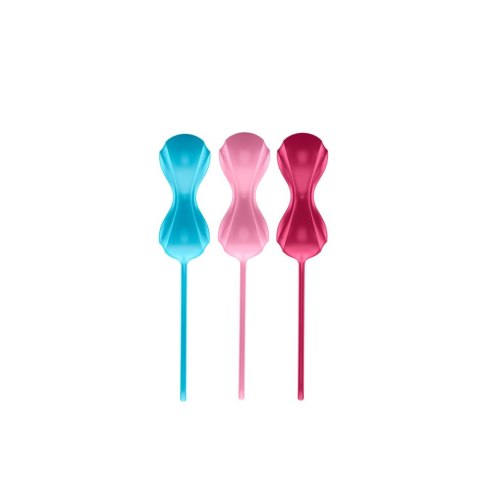 Zestaw Kulek Gejszy Satisfyer Balls C02 – Potrójna Moc Treningu