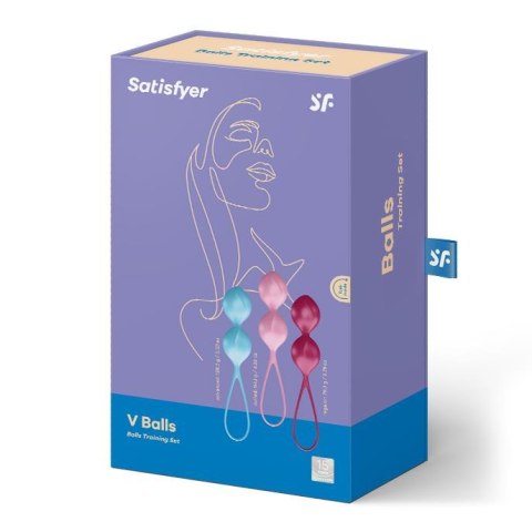 Zestaw Kulek Gejszy Satisfyer Balls C03 – Stopniowany Trening (3 kulki)