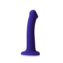 Dildo GLOW-LED Fioletowe - M