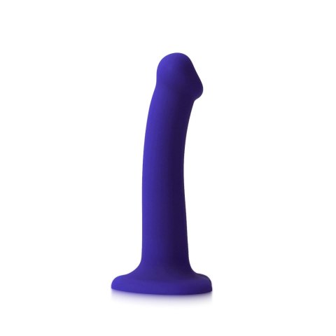 Dildo GLOW-LED Fioletowe - M