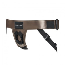 Elegancka uprząż strap-on Curious ze sztucznej skóry