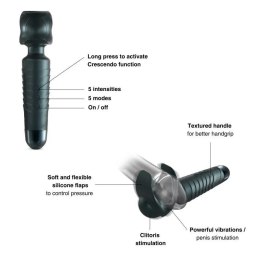 Męski Masturbator Wibracyjny MAN.WAND EVO Pine Grey z Magnetycznym Ładowaniem