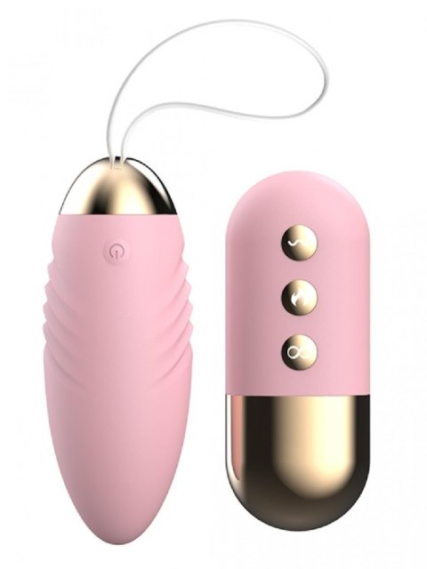 Zdalnie Sterowane Wibrujące Jajko 'Pink Burst' z Funkcją Rozgrzewania