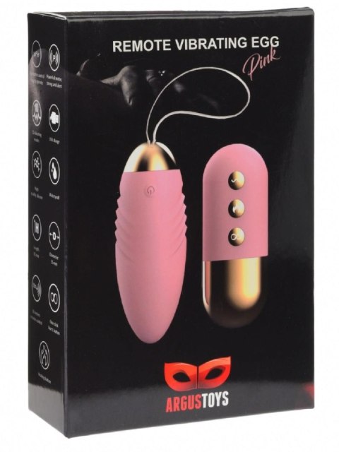 Zdalnie Sterowane Wibrujące Jajko 'Pink Burst' z Funkcją Rozgrzewania