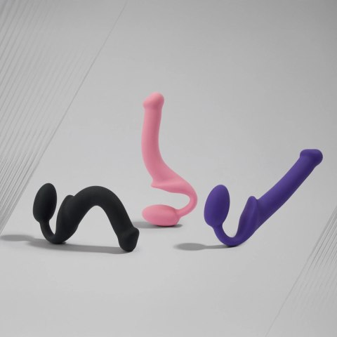Półrealistyczny Giętki Strap-On – Różowy (Rozmiar M)