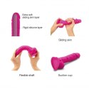 Realistyczne Dildo Z Ruchomą Skórą – Fuksja M
