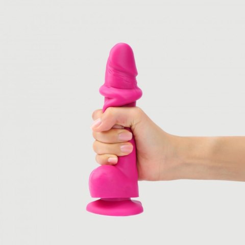 Realistyczne Dildo SLIDING SKIN - Fuksja S