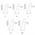 Realistyczne Dildo SLIDING SKIN - Fuksja S