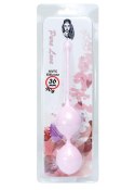 Silikonowe Kulki Kegla – Seria B, Jasny Róż, 36mm, 90g