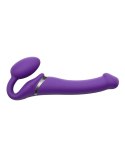 Fioletowy Wibrujący Strap-On – Rozmiar M
