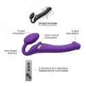 Fioletowy Wibrujący Strap-On – Rozmiar M