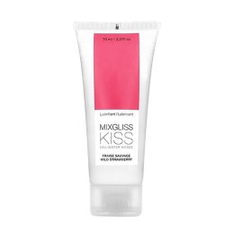 Mixgliss Kiss – Zmysłowy Lubrykant Wodny o Smaku Dzikiej Truskawki 70 ml