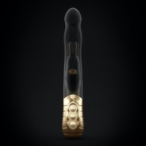 Wibrator Króliczek Baby Rabbit Black & Gold 2.0 - Akumulatorowy
