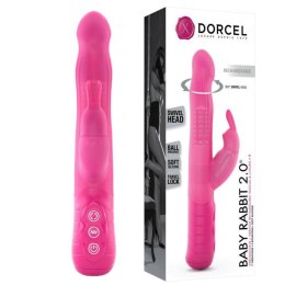Elegancki Wibrator Króliczek BABY RABBIT MAGENTA 2.0 – Akumulatorowy
