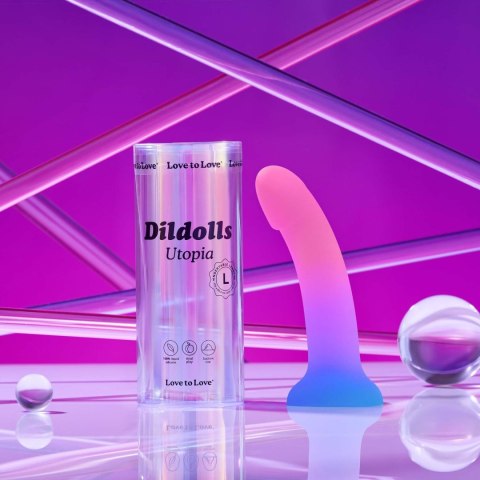 Dildolls Utopia L - Jedwabiste Dildo Silikonowe