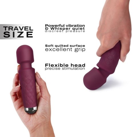 DORCEL MINI WANDERFUL: Dyskretny Stymulator w Odcieniu Śliwki