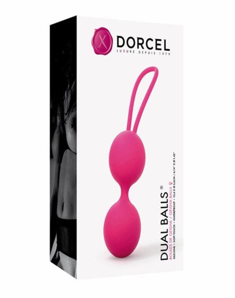 Wibrujące Kulki Gejszy Dual Balls w Zmysłowym Odcieniu Magenta