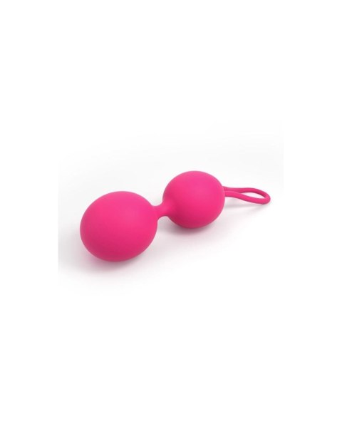 Wibrujące Kulki Gejszy Dual Balls w Zmysłowym Odcieniu Magenta