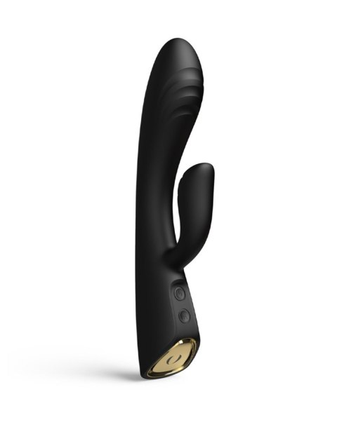 Flexi Rabbit Black – Zmysłowy Wibrator Króliczek z Funkcją Podgrzewania