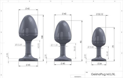 Korek analny Geisha Plug Diamond M