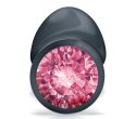 Geisha Plug Ruby M – Korek Analny z Kryształem i Wibracjami Ruchu
