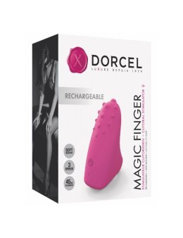 Magiczny Palec Dorcel – Wibrator na palec USB, różowy
