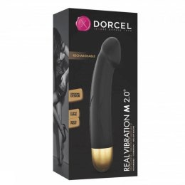 Dorcel Real Vibration 2.0 – Realistyczny Wibrator Ładowalny w Czarno-Złotym Wydaniu