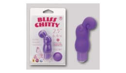Xbliss Chitty: Mini Wibrator Silikonowy, Liliowy, 10 Funkcji, Wodoodporny, 6,4 cm
