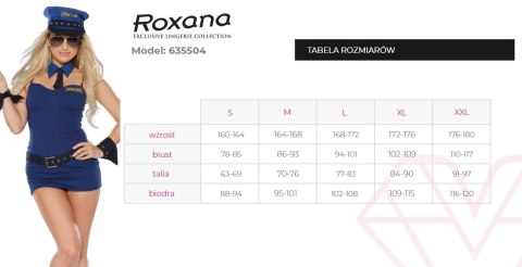Erotyczny kostium policjantki Roxana 6355 – Rozmiar L