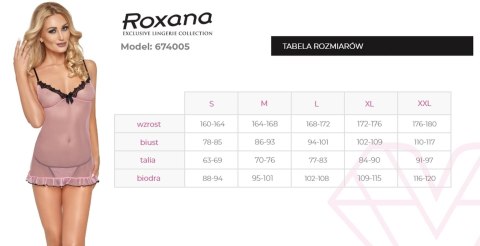 Zmysłowy komplet babydoll 6740 XL
