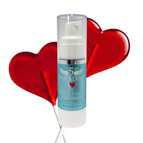 Płynny Wibrator Stymulujący 5th PARADISE o Smaku Lizaka 30 ml