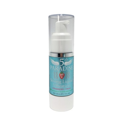 Płynny Wibrator Truskawkowy 5th PARADISE 30 ml