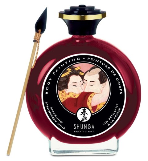 Jadalna Farba do Ciała Shunga: Szampańska Truskawka