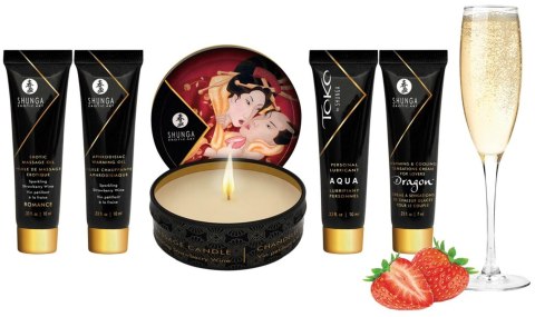 Zmysłowy Zestaw Geisha's Secret: Truskawkowy Szampan