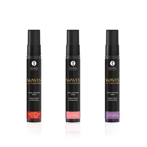 Zmysłowy spray do ust Waves – Truskawka