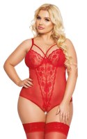 Zmysłowe Body Amanda – czerwone, rozmiar 2XL