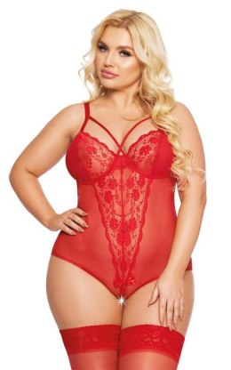 Zmysłowe Body Amanda – czerwone, rozmiar 2XL