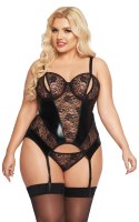 Gorset Jessica – czarny, rozmiar XL