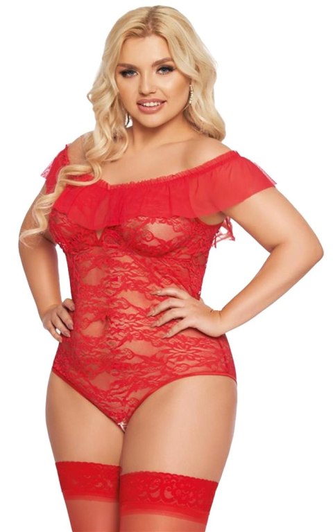 Body Kamila - czerwone, rozmiar XL