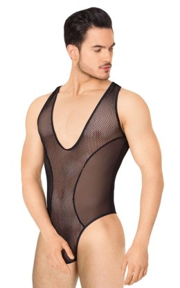 Męskie Body 4609 - czarne M/L