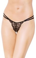 Koronkowe Stringi G-String 2444 – Zmysłowa Czerń