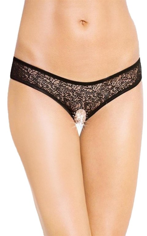 Stringi 2446 - czarne M/L