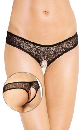 Stringi G-String 2446 – czarne (rozmiar S/M)